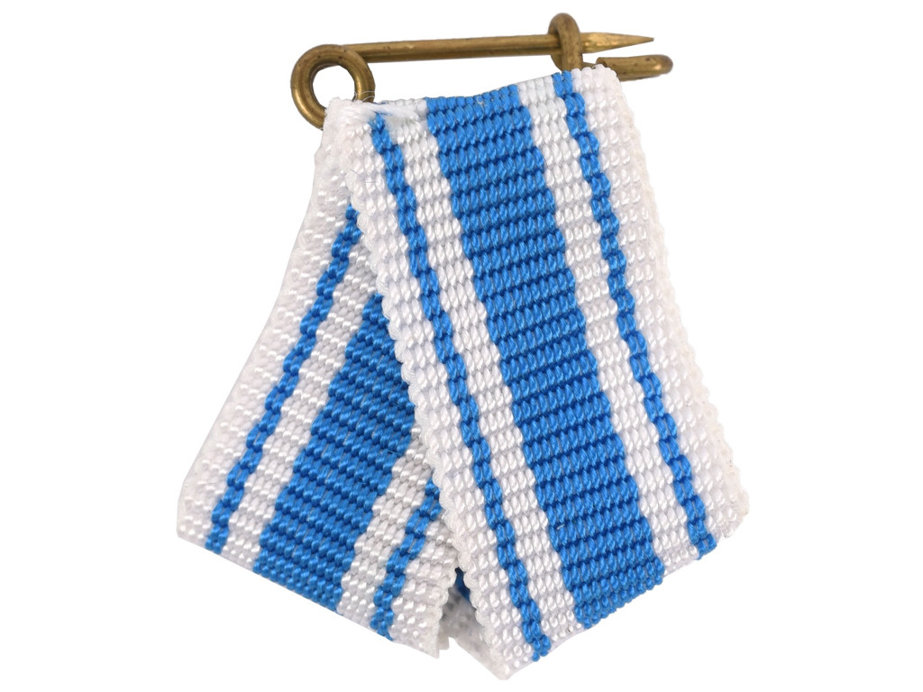 Krydsbånd hvid/blå/hvid/blå