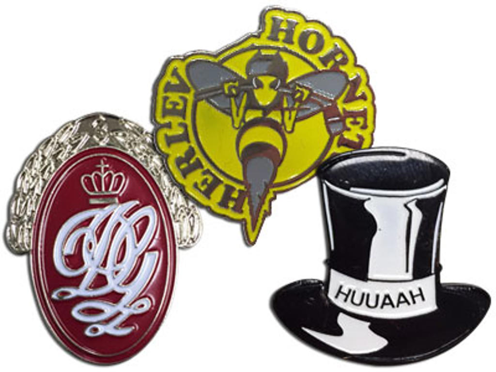 Pins med blød emalje 31- 40 mm