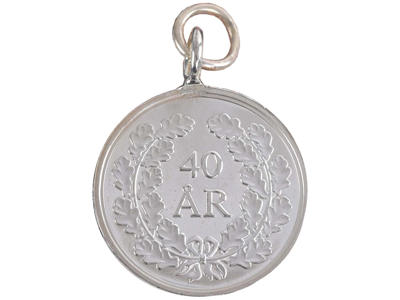 40 år i Reserven Sølv 17mm