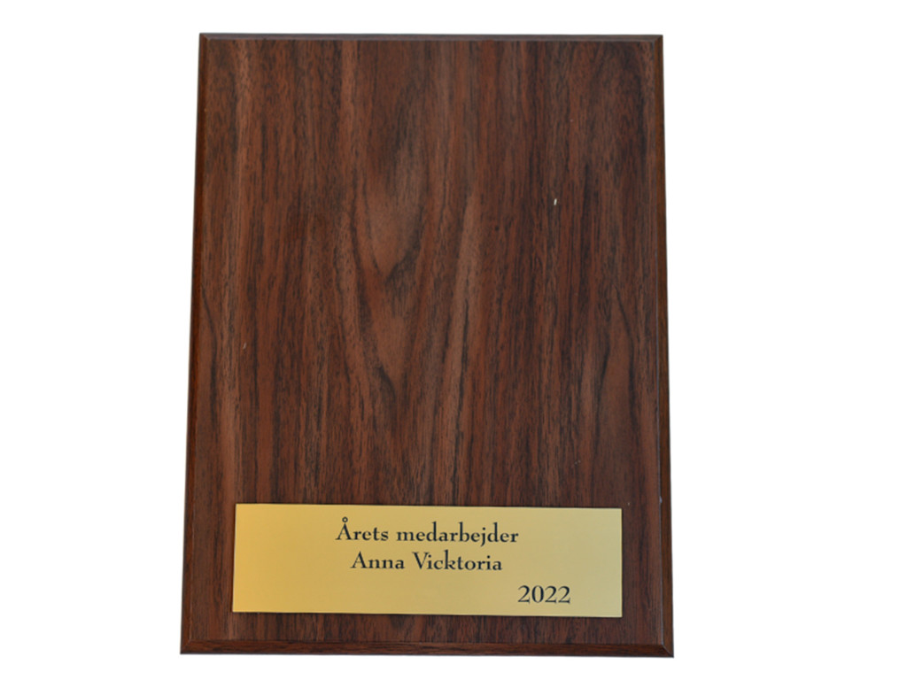 McDonald`s Årets medarbejder skilt