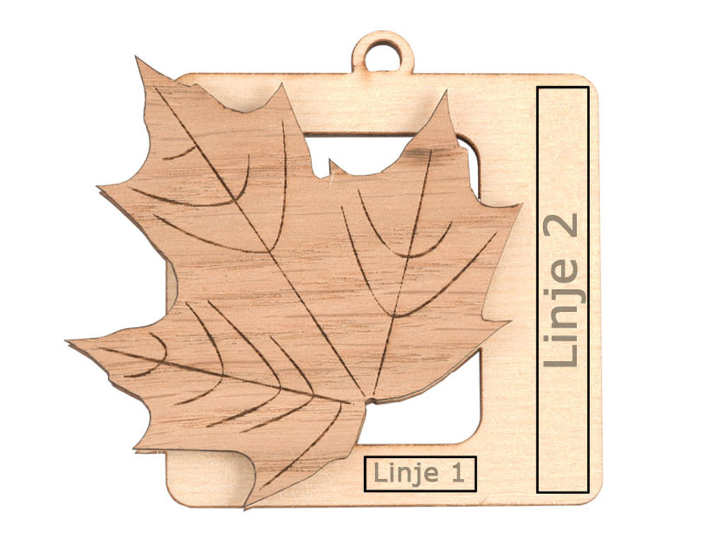Træmedalje - Efterårsmedalje