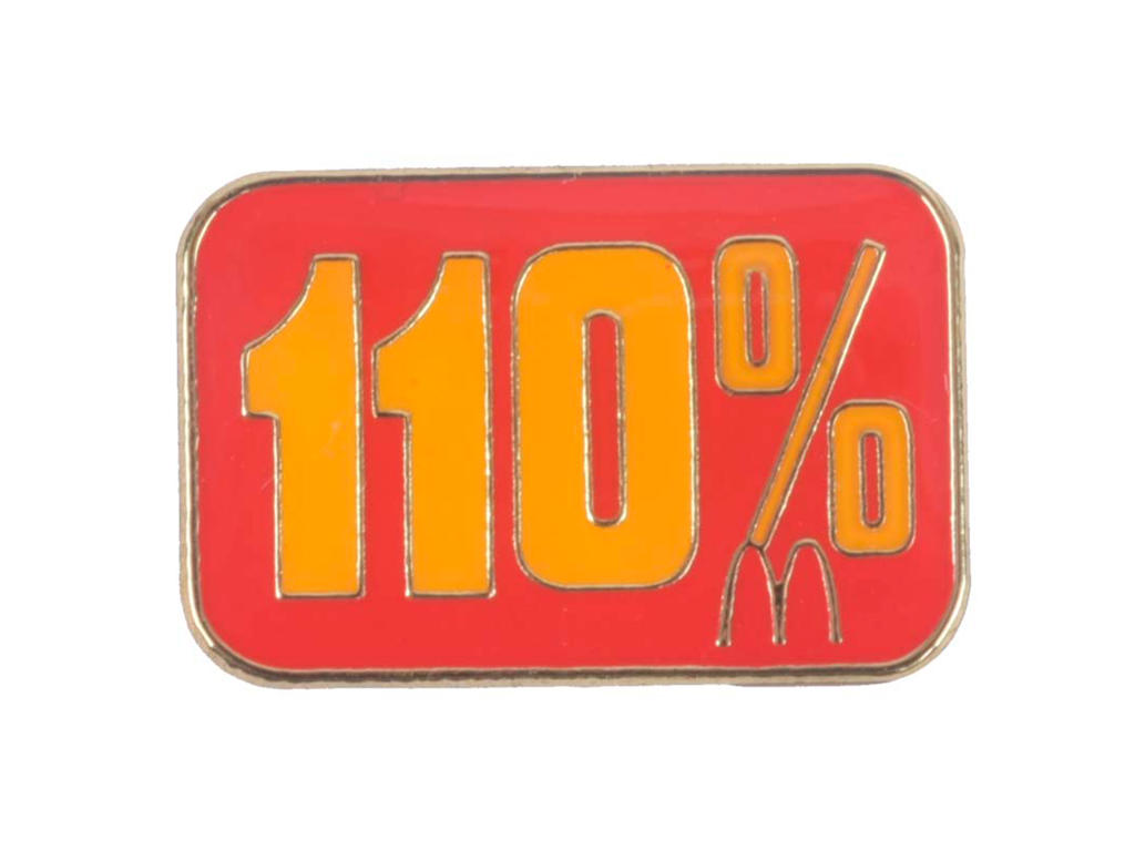 McDonald´s 110% pin