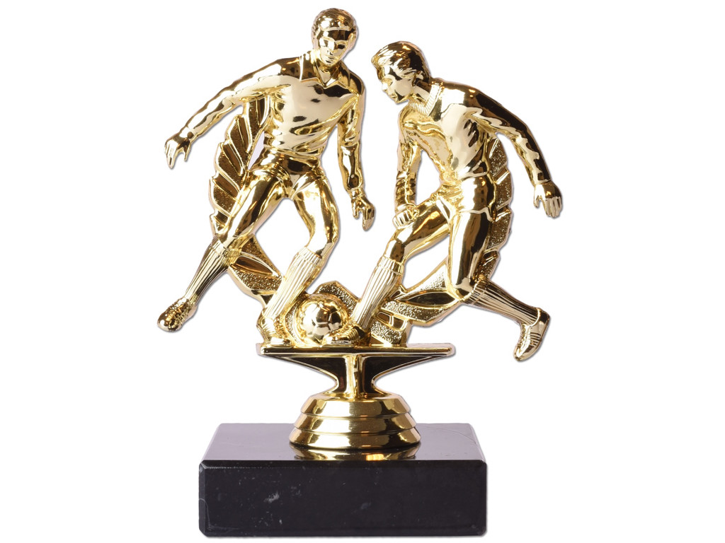 Sportsfigur Fodboldspillere i tackling 135 mm