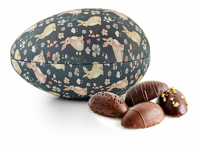 Bunnies påskeæg med 140 g. marcipanæg