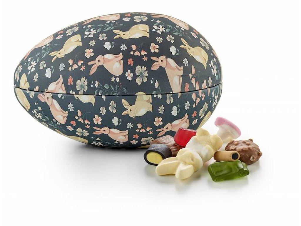 Bunnies påskeæg med 200 g. familieblanding