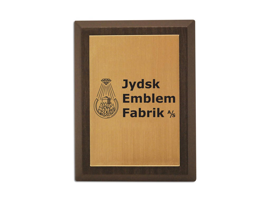 Plakette m. digitaltryk