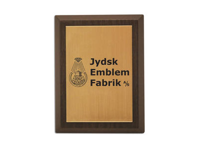 Plakette m. digitaltryk