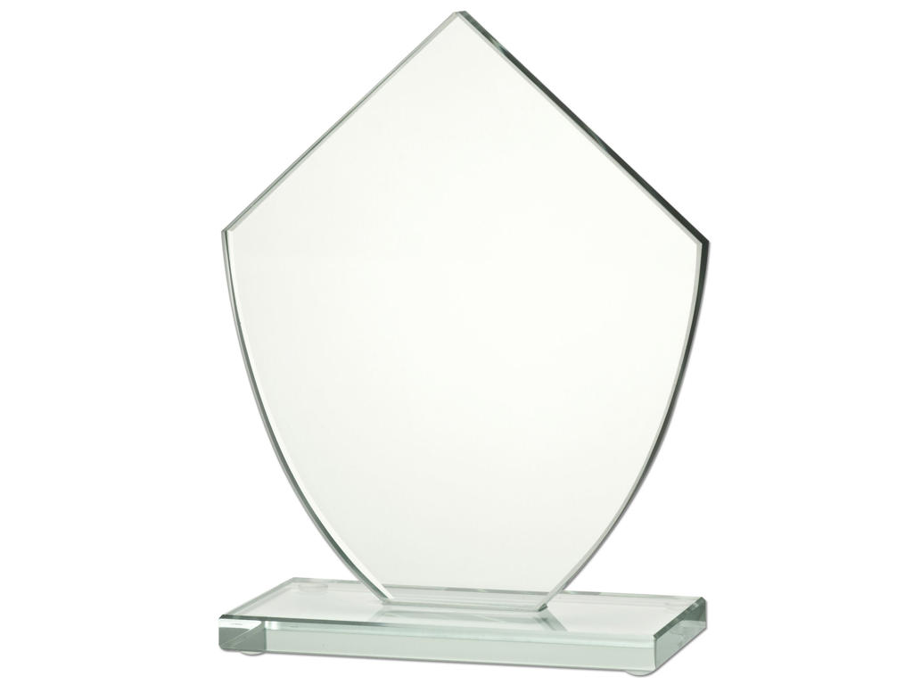 Statuette Glas Skjold