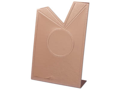 Alustatuette m. medalje - Bronze 80x50 mm 