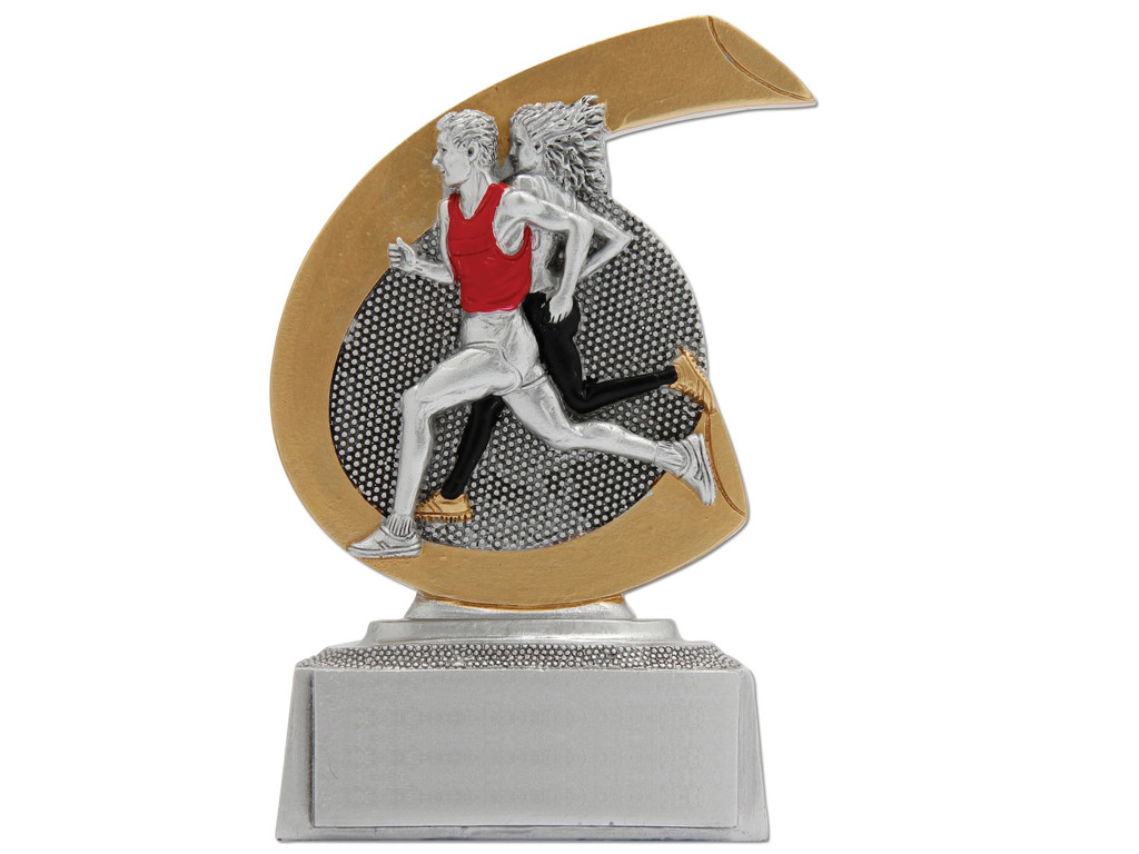Pokal - Statuette løber 95x75 mm