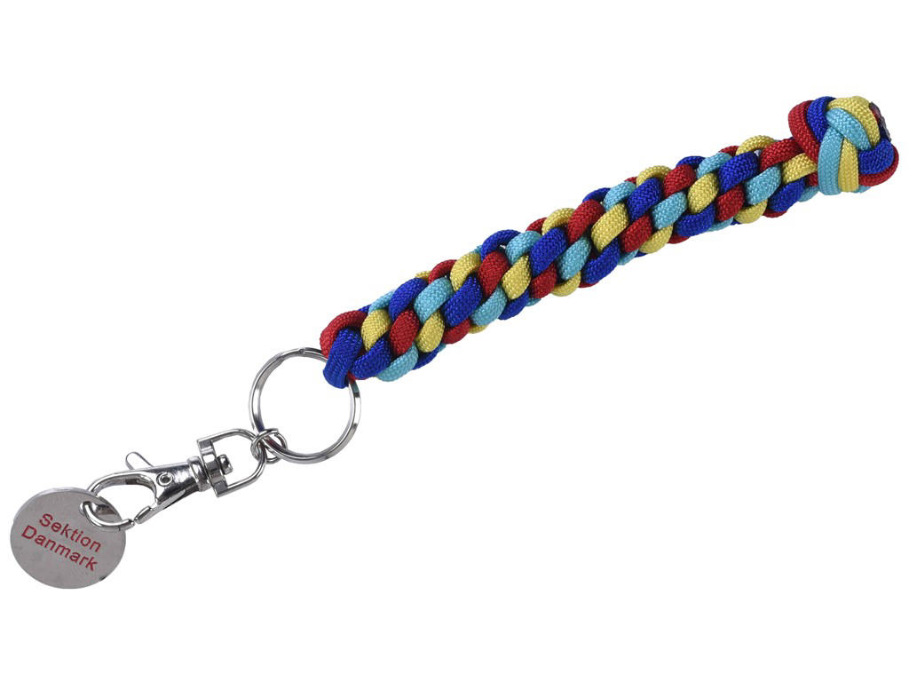 IPA Nøglevedhæng m. karabin og vognmønt