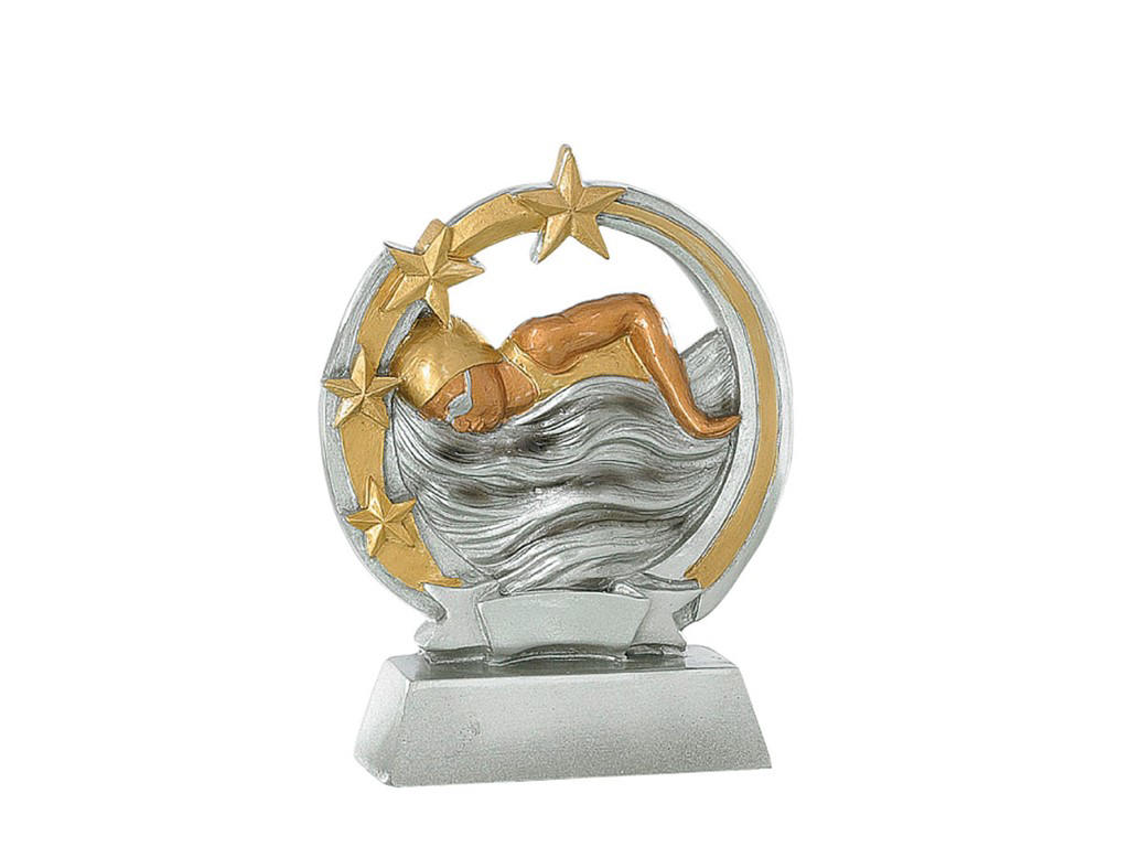 Sportsfigur Svømning Pige 130 mm