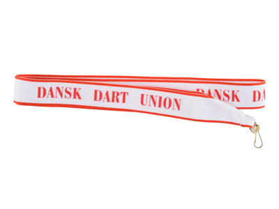 Dansk Dart Union - rød/hvide bånd